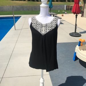 Maurices Embroidered Tank Top